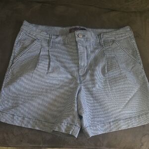 Gloria Vanderbilt Blue Striped Women's Shorts